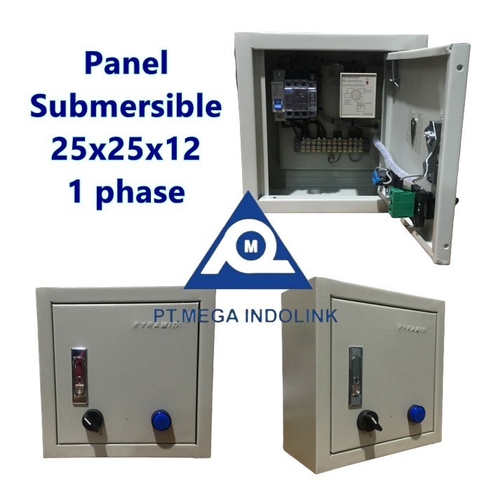 Panel Kontrol Pompa Submersible 1 Phase Otomatis