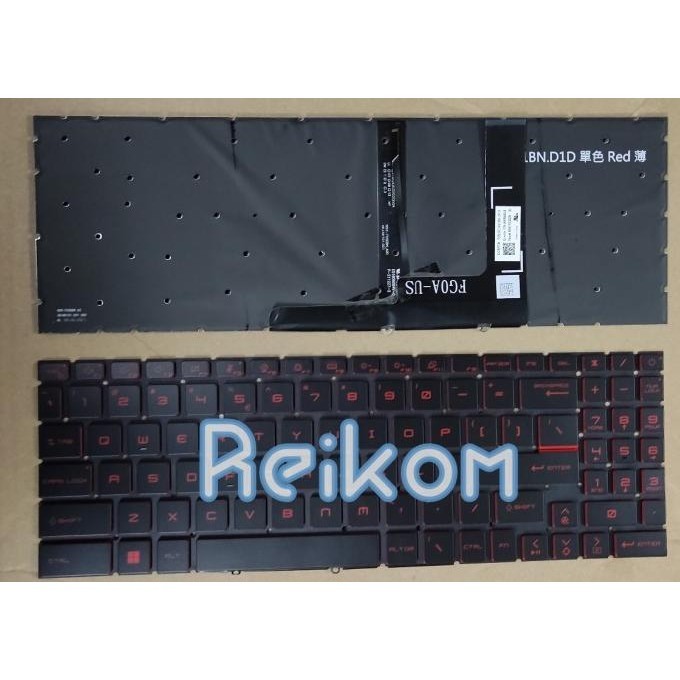 Keyboard Msi Katana Gf66 11Uc 11Ud 11Ue 12Ud Gf76 12Uc 12Ue