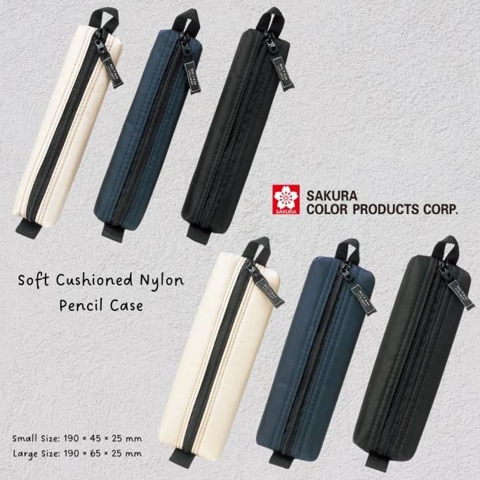 

Sakura Craypas Notam Nylon Pencil Case Kotak Pensil Slim Storage Pouch
