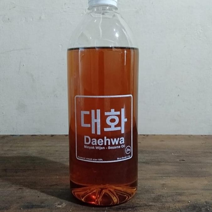 

Daehwa - Minyak Wijen - Sesame Oil - Original 100% - 1 liter - halal SS99