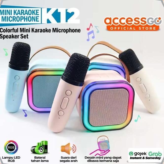 Mini Karaoke K12 Colorful Mini Karaoke Microphone Speaker Set Imanstoress
