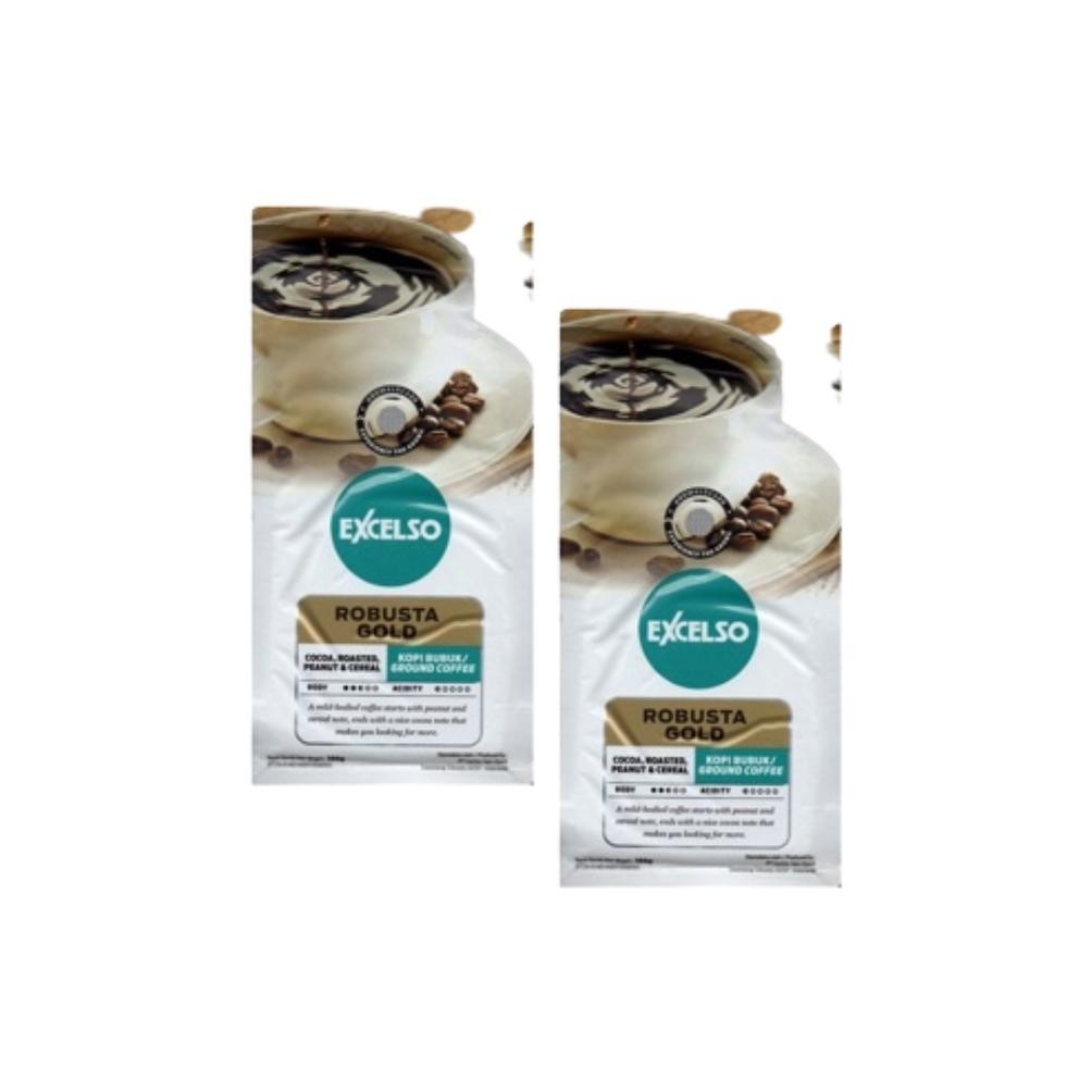 

GF21 Excelso Robusta Gold Bubuk Kopi 2 x 100 gr Murah