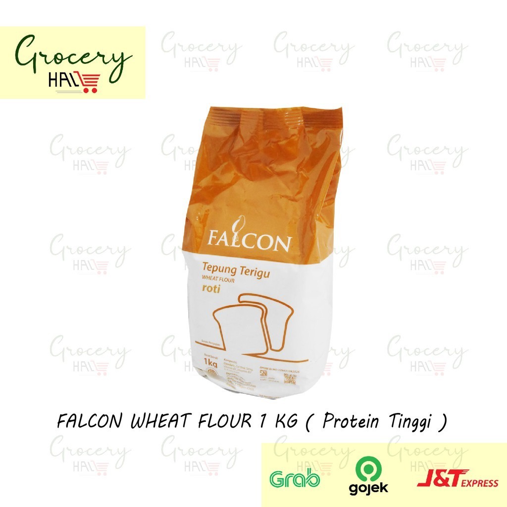 

FALCON WHEAT FLOUR 1 KG - TEPUNG PROTEIN TINGGI - TEPUNG GANDUM