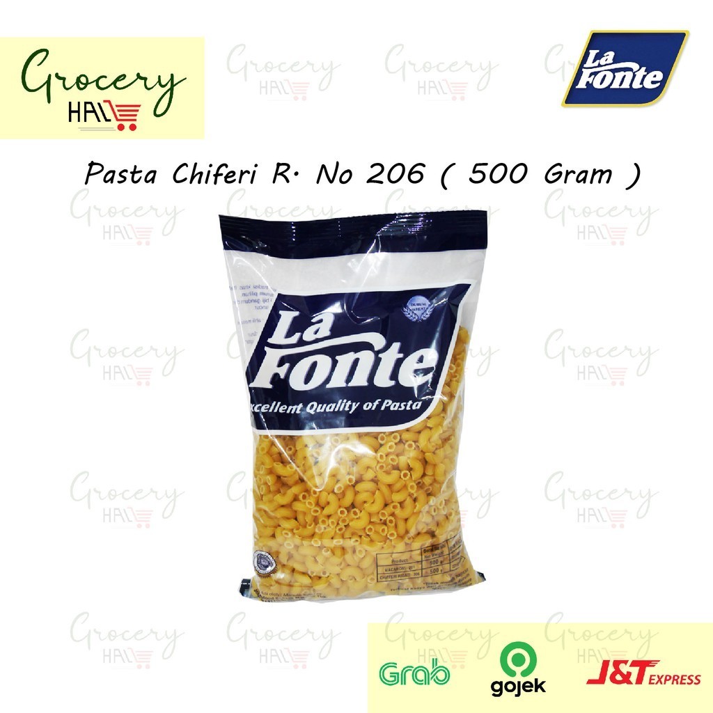 

LA FONTE PASTA CHIFERI RIGATI NO 206 ( 500 GRAM )