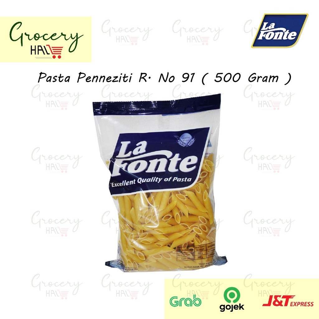 

LA FONTE PASTA PENNEZITI RIGATI / PENNE NO 91 ( 500 GRAM )