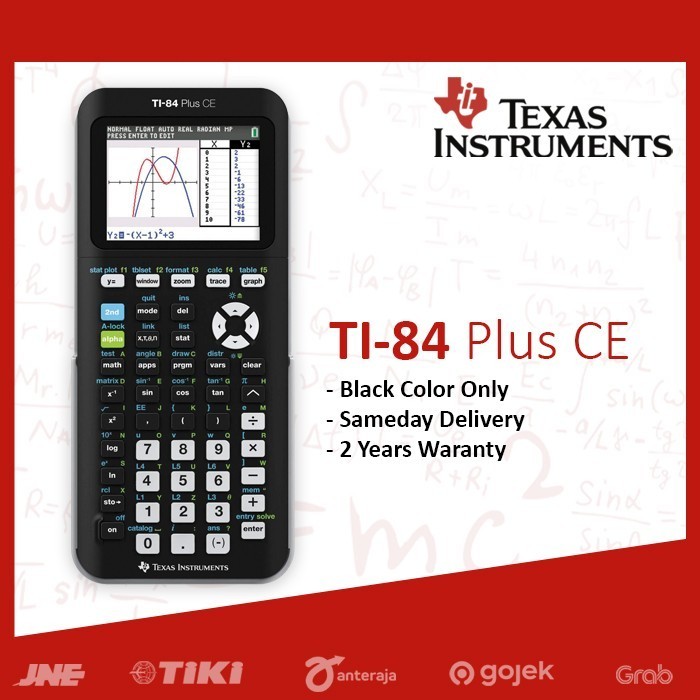 

TEXAS INSTRUMENTS TI-84 PLUS CE GRAPHING CALCULATOR