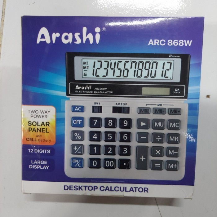 

KALKULATOR CT 868 L CITIZEN CALKULATOR 2 MEMORI