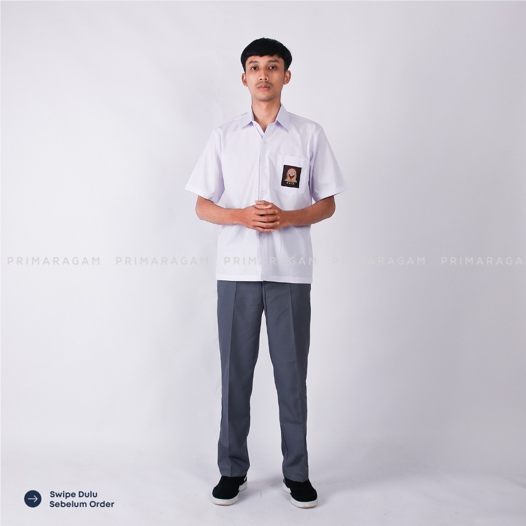 Seragam Sekolah Sd Smp Sma Laki Cewek 1Set Pakaian Cowok Biru Pria Lengkap Kelas 1 Sragam Sekollah P