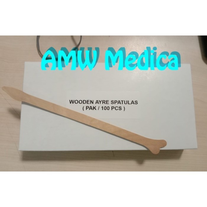 Ready Spatel Papsmear Kayu Spatula Papsmear Tulang Kayu Wooden Ayre isi 100