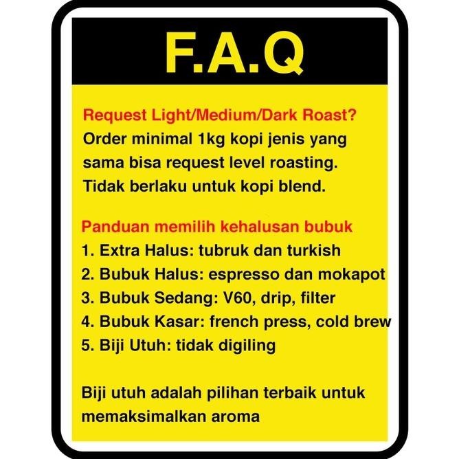 

Aw89 Biji Kopi Bubuk Robusta Lampung 1kg 1 kg kilo Hemat