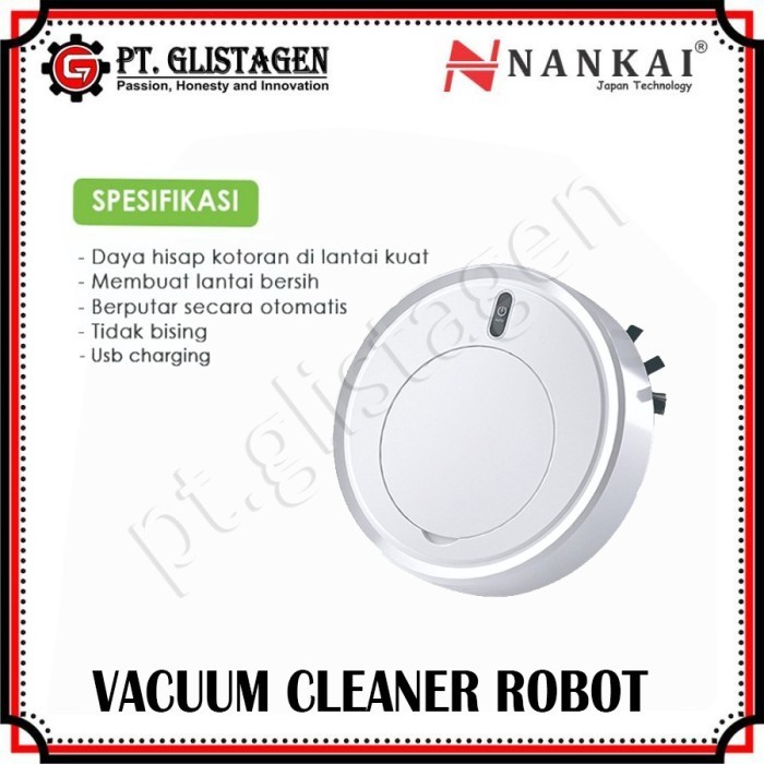 Terlaris Robot Vacuum Cleaner Pembersih Lantai Otomatis Smart Vacum Robot Es32