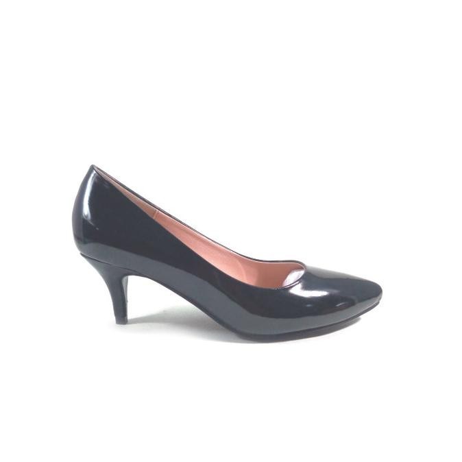 Workswell Sepatu Kerja Wanita Heels 5Cm Kode 396 Viola Hitam