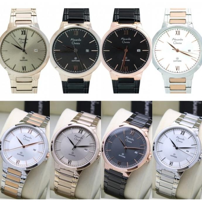 Jam Tangan Pria Alexandre Christie Ac 8537 / Ac8537 Original