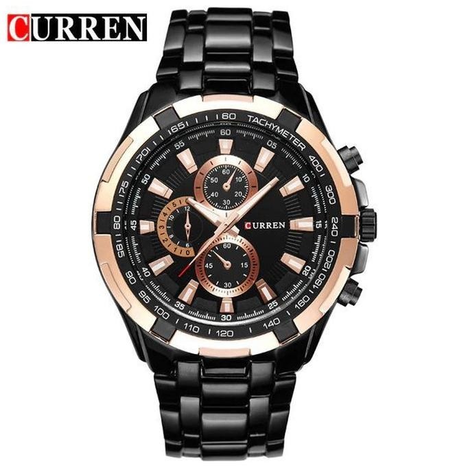 Jam Tangan Pria / Curren 8023 Chronograph Tidak Aktif / Curren Ori