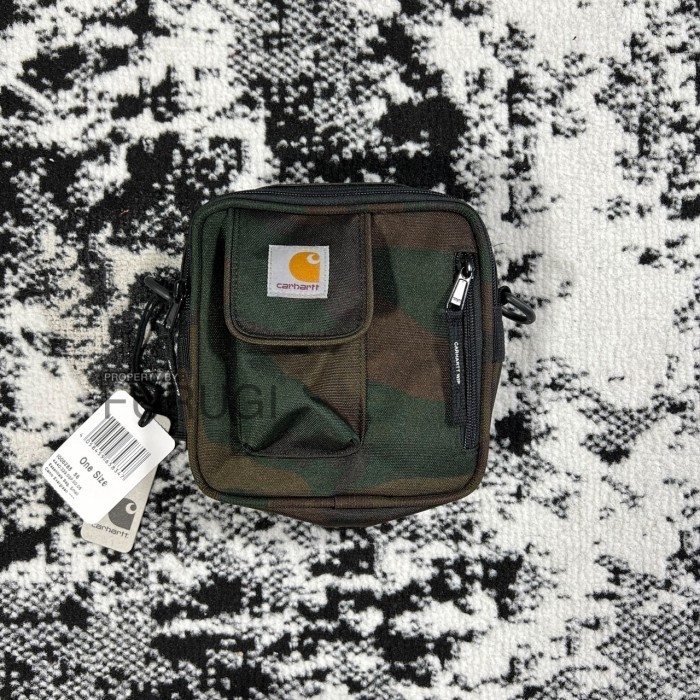 {BagShop} Carhartt WIP Essential Sling Bag Small CAMO EVERGREEN  TAS ORIGINAL Berkualitas