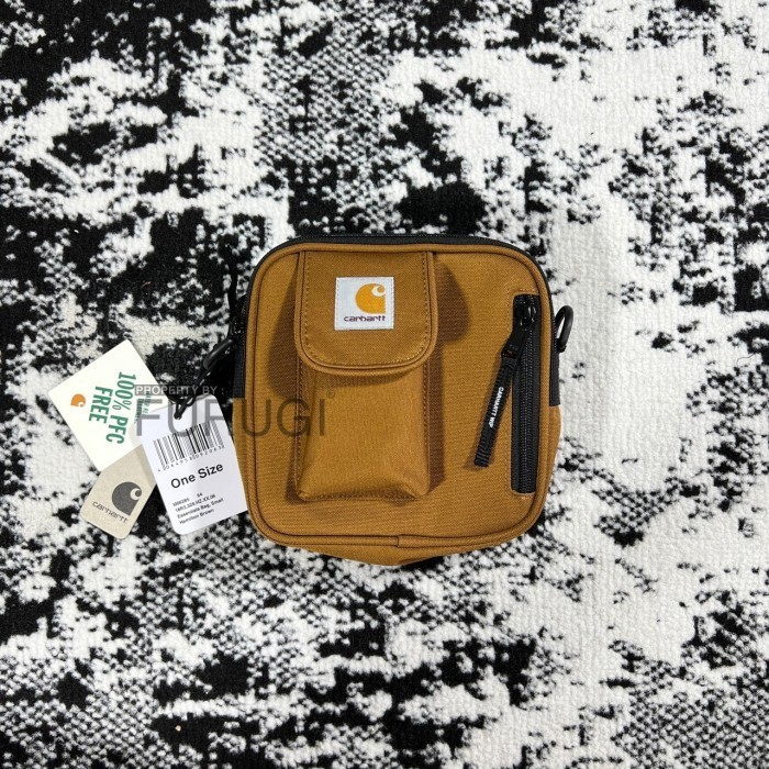 {BagShop} Carhartt WIP Essential Sling Bag Small HAMILTON BROWN  TAS ORIGINAL Berkualitas