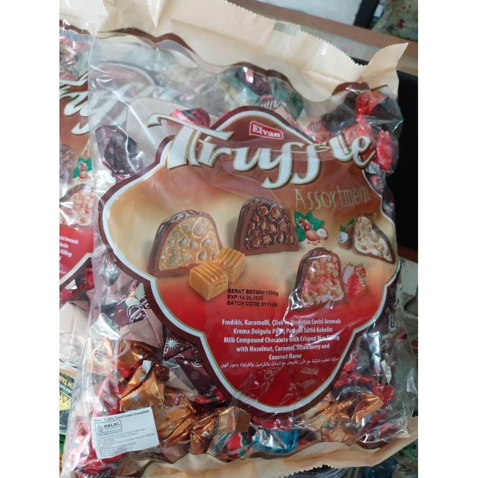 

Ready Cokelat coklat Arab Mix Truffle 1000gr