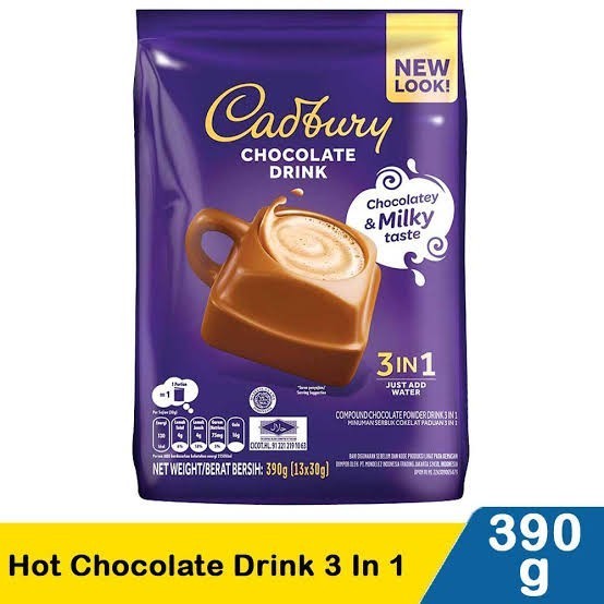 

Ready Cadbury Hot Chocolate Drink Cadburry Coklat Milky Instan