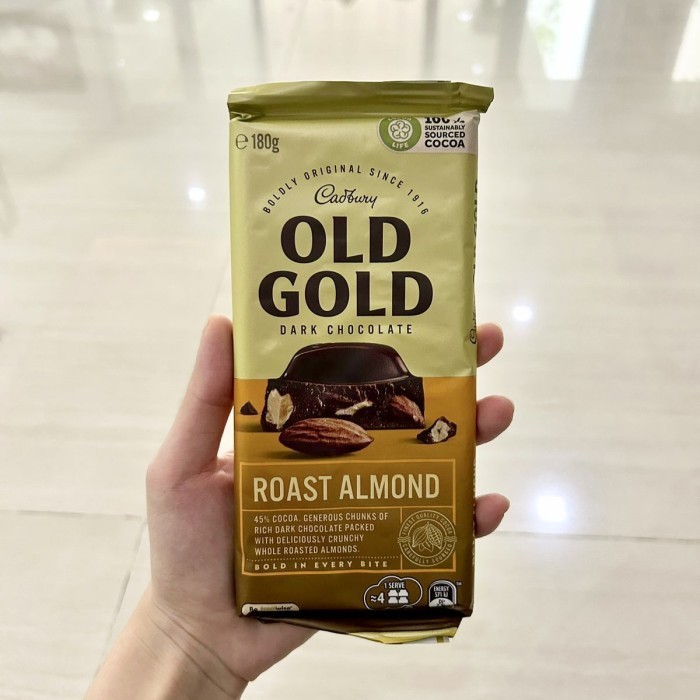 

Ready CADBURY OLD GOLD DARK CHOCOLATE CARAMEL ROAST ALMOND