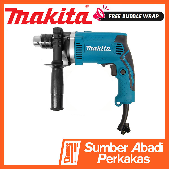 Berkualitas Makita Hp 1630 Mesin Bor Listrik 13Mm Tangan Impact Bolak Balik Hp1630