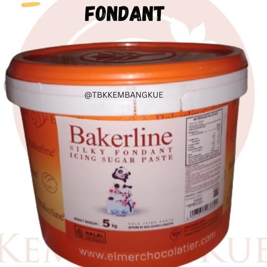 

Bakerline Silky Fondant 5 Kg/ Fondant 1 Pail / Fondant Cake