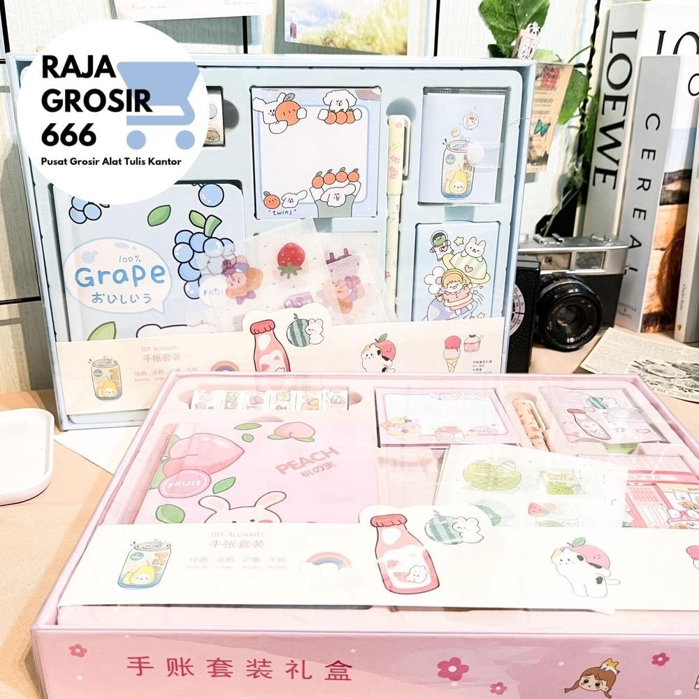 

Flashsale Paket Jurnal 7 In 1 Fruits Girls Day Journal Perempuan Gambar Buah Kado Unik Lucu Gratis Ongkir