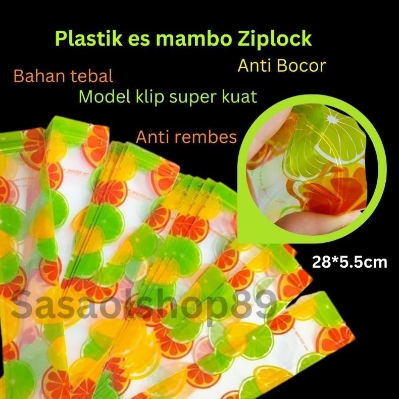 PLASTIK ES LILIN KLIP PLASTIK ES MAMBO PLASTIK ES KRIM POUCH PANJANG PLASTIK KLIP PANJANG TERLARIS