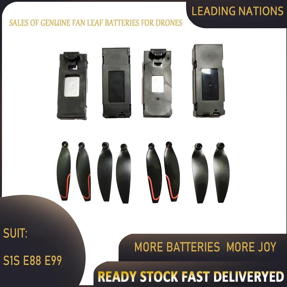 Flashsale Baterai DronePropeller DroneE88ProE99ProS1SS136PlusXt105S8SA16S4SK11Max/Eight Propellers V