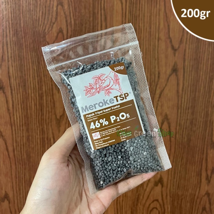 SALE 200GR - PUPUK MEROKE TSP TRIPEL SUPER FOSFAT GRANULAR