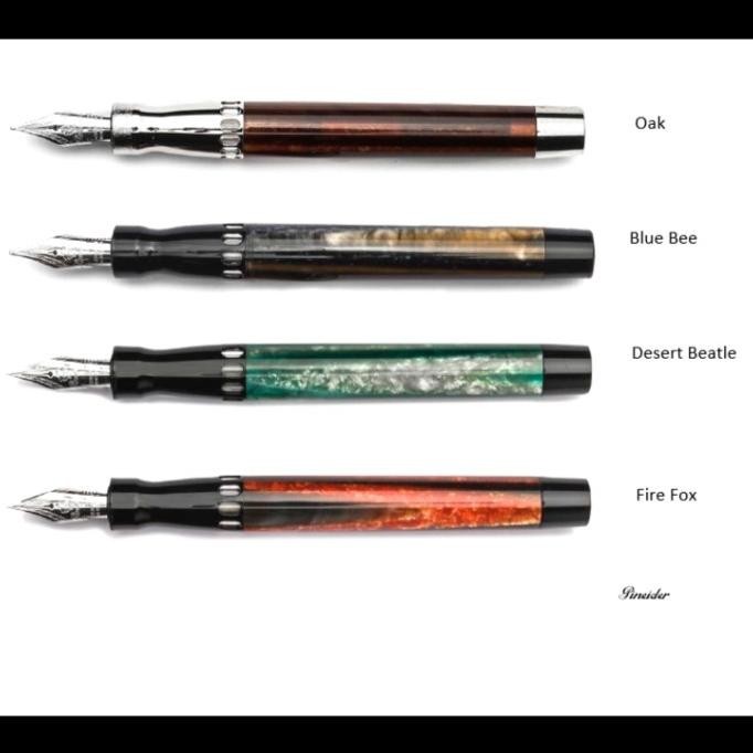 

Pineider - Arco Fire Fox 14k Fountain Pen , Rollerball & BallPoint