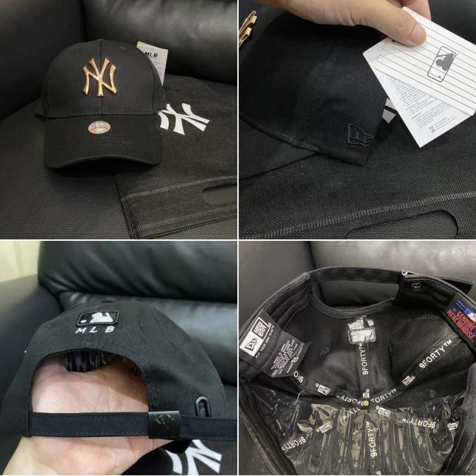 Topi Ny Baseball Pria Cowok Cewek Import Model Terbaru Logo Plat Besi