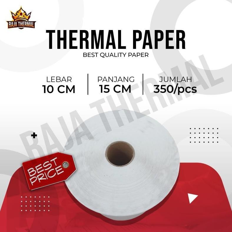 

WDM-2227 LABEL STICKER THERMAL 100x150MM A6 STICKER BARCODE 350 LEMBAR Premium