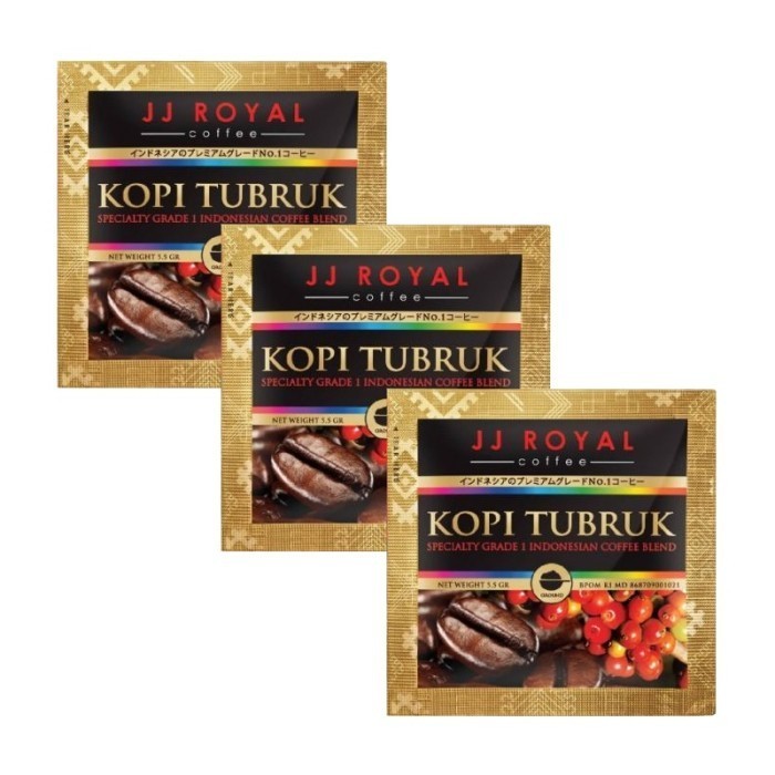 

Coffee/Kopi Jj Royal Kopi Tubruk Bulk Bag 30 Sachets