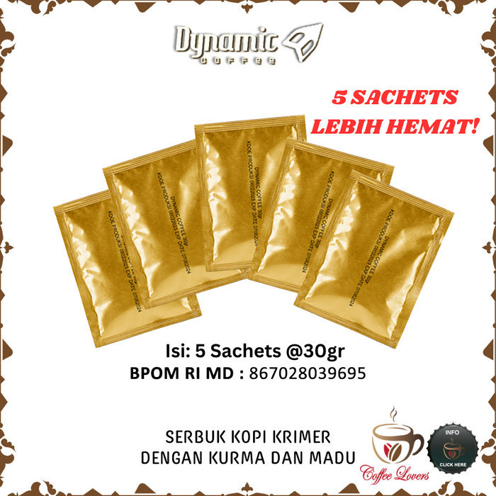 

Coffee Dynamic Kopi Dinamik 5 Sachets Original