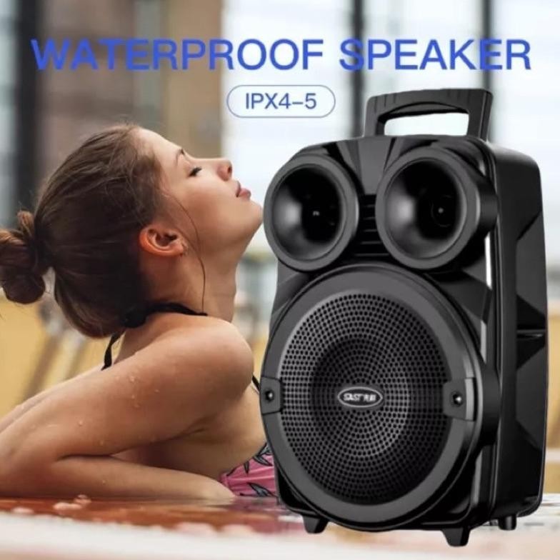 An85 SPEAKER BLUETOOTH KARAOKE UKURAN BESAR FREE MIC FULL BASS KIMISO / SALON BLUETOOTH KARAOKE MURA