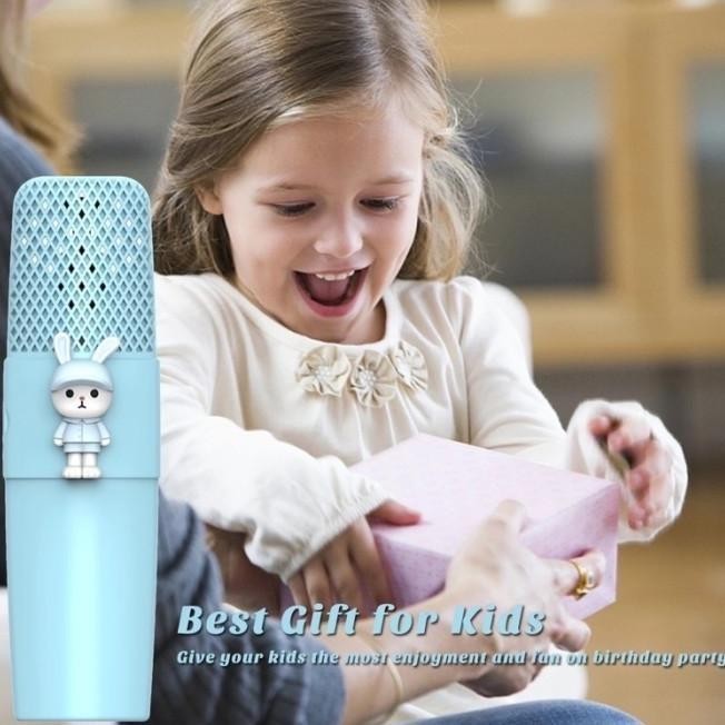 Kids Cute Microphone Speaker (Bluetooth Connect Ke Hp) Tokosylvia