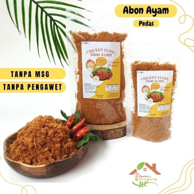 

Abon Ayam Ikan Tuna Sapi Original Pedas Tanpa Bahan Pengawet Non MSG H32T