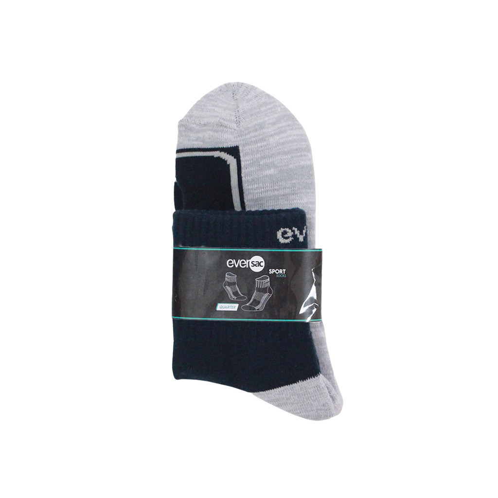 

Gramedia - Eversac Sport Socks Quarter I Navy Grey Twist