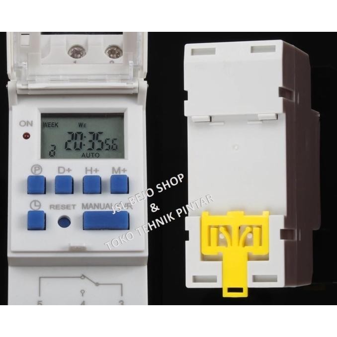 12 V Dc Din Rail Digital Programmable Timer Switch Model Mcb | Givebeststore