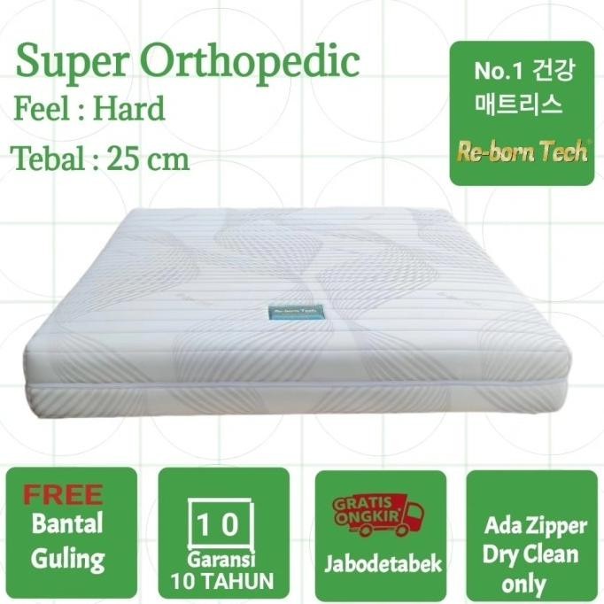 Matras kasur super orthopedic Re-born Tech 160x200x25cm ,