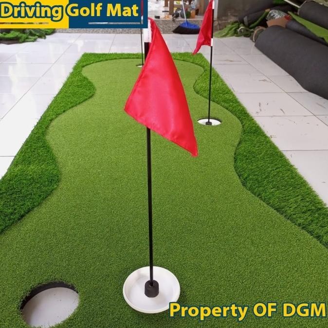 Hole Golf Mini Golf - Tiang Golf + Bendera - Cup Golf