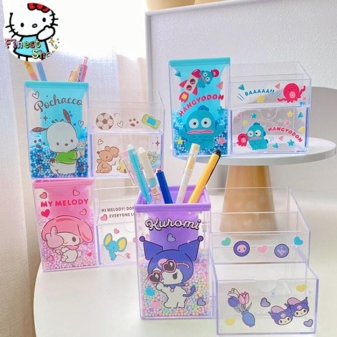 

Laci Susun Sanrio Cinamo Kuromi Pen Holder Rak Kotak Organizer Mini