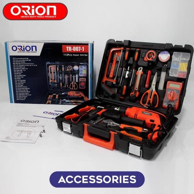 Hand Toolset / Tool Kit Set / Toolkit Toolbox Orion TR-007-1
