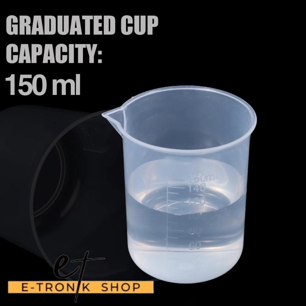 OWLTECH BURSON Gelas Ukur Plastik Dapur Laboratorium Measuring Cup - B4