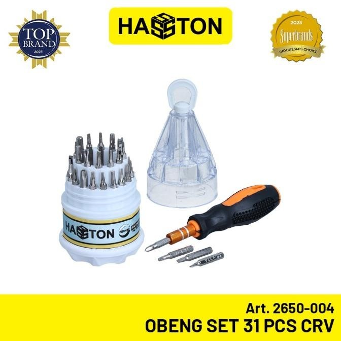 Hasston Obeng CRV Multifungsi Set 31Pcs (2650-004)