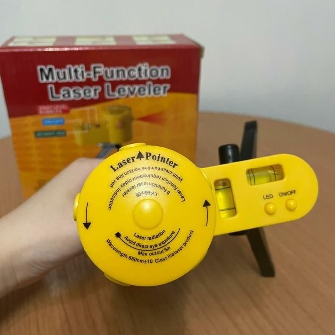 Laser Leveler Siku Laser Waterpass Kaki Tripod Siku Tukang Laser Level