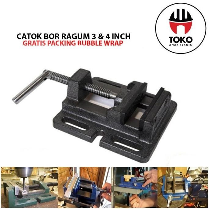 Catok / Ragum / Tanggem Bor Duduk