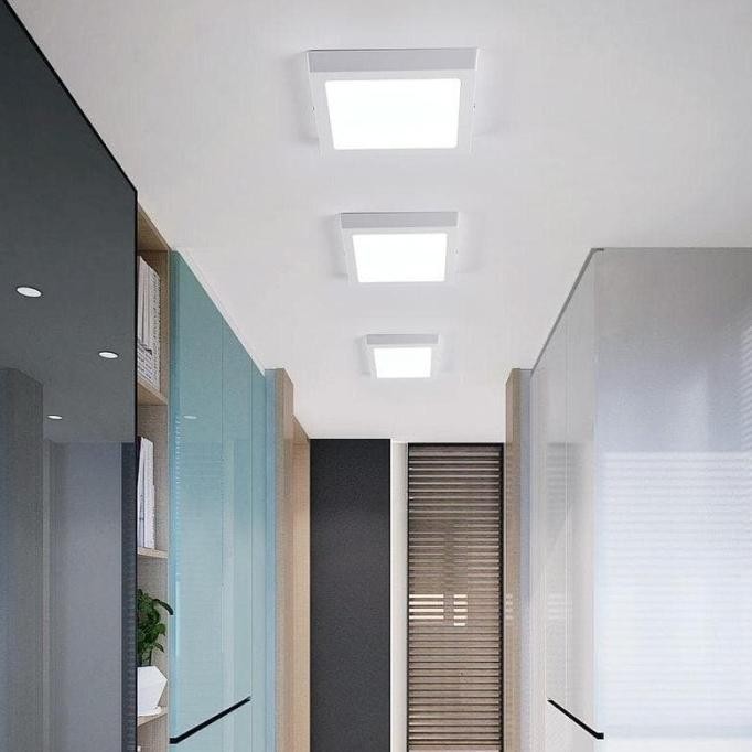 DOWNLIGHT LED OB KOTAK 6/12/18 WATT / LAMPU PLAFON / LAMPU RUMAH