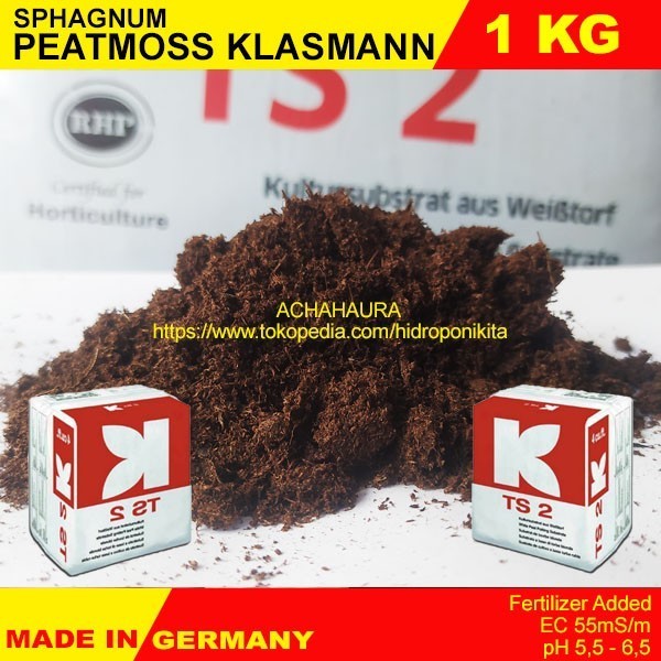MURAH MEDIA TANAM PEATMOSS SPHAGNUM 1Kg IMPORT PEAT MOSS