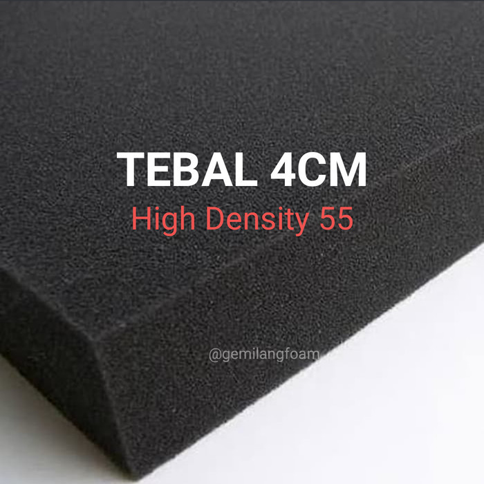 Busa Lembaran D.55 Jok Motor Busa Atos Spon Sadel Density Tinggi 4Cm